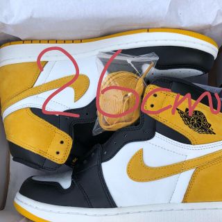 ナイキ(NIKE)の26cm jordan1 Yellow ORCHRE ジョーダン1 AJ1(スニーカー)