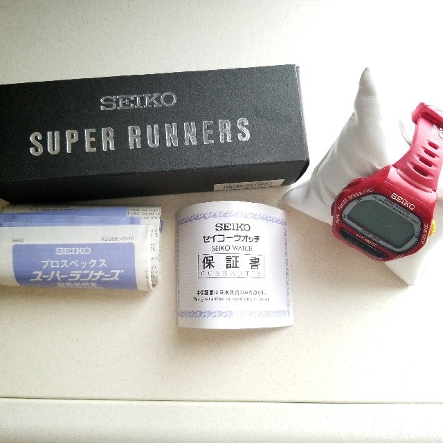 SEIKO(セイコー)のSEIKOスーパーランナーズ赤S650 メンズの時計(腕時計(デジタル))の商品写真