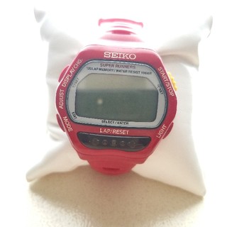 セイコー(SEIKO)のSEIKOスーパーランナーズ赤S650(腕時計(デジタル))