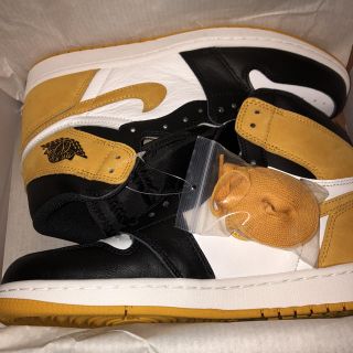 ナイキ(NIKE)のAIR JORDAN 1 RETRO HIGH OG  YELLOW OCHRE(スニーカー)