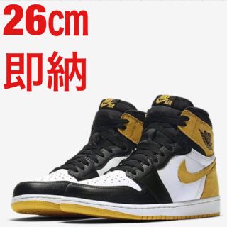 ナイキ(NIKE)の最安 air Jordan 1 retro high og yellow(スニーカー)