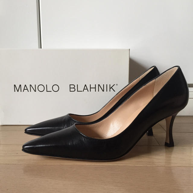 【未使用】Manolo Blahnik M-Tuccio パンプス 37 黒