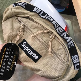 シュプリーム(Supreme)のSupreme 18ss ウェストバッグベージュ(バッグパック/リュック)