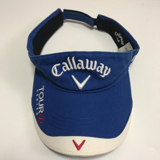 Callaway(キャロウェイ)のキャロウェイ サンバイザー ブルー  スポーツ/アウトドアのゴルフ(ウエア)の商品写真