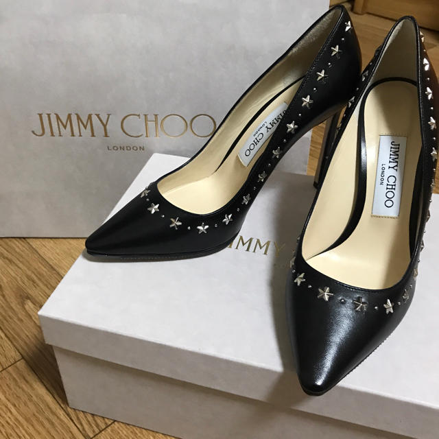 JIMMY CHOO　パンプス　スタッズ　スタースタッズ　美品