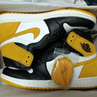 AIR JORDAN 1 RETRO HIGH OG Yellow 26.5(スニーカー)