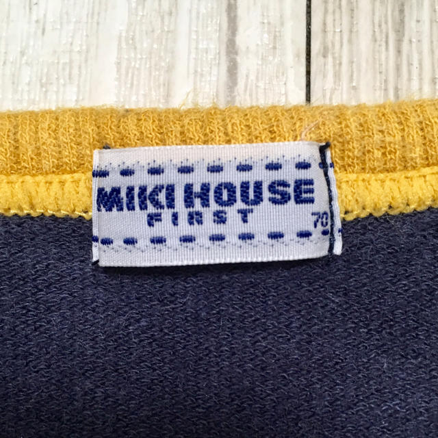 mikihouse(ミキハウス)のミキハウス ロンパース 70 ミキハウスファースト キッズ/ベビー/マタニティのベビー服(~85cm)(ロンパース)の商品写真