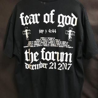 フィアオブゴッド(FEAR OF GOD)のFear of God jay z 半袖Tシャツ XLサイズ(Tシャツ/カットソー(半袖/袖なし))