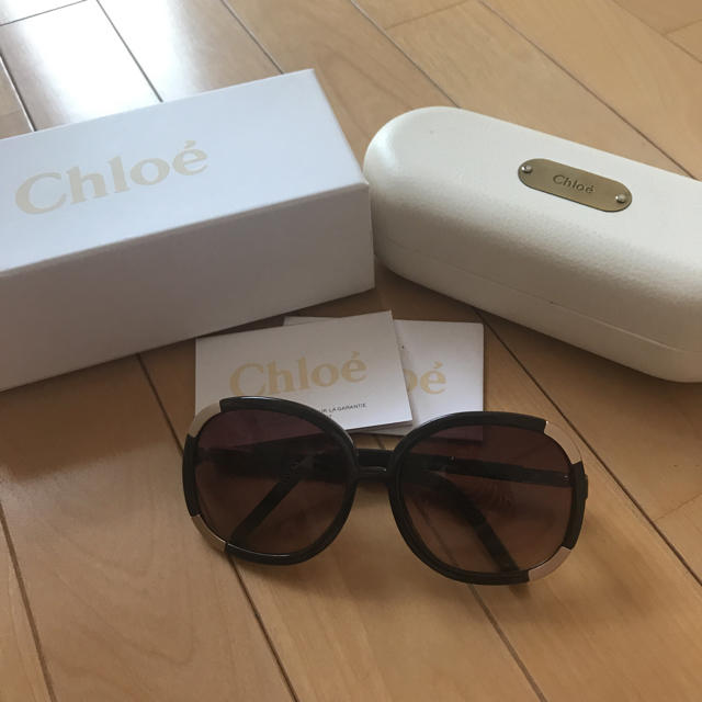 クロエ サングラス chloe ブラウン 本物