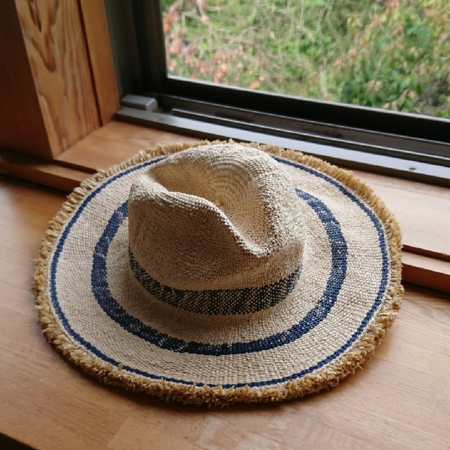 ZARA(ザラ)のZara 麦わら帽子 レディースの帽子(麦わら帽子/ストローハット)の商品写真