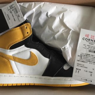 ナイキ(NIKE)のNIKE AIR JORDAN 1 OG YELLOW OCHRE 26cm(スニーカー)