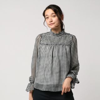 ページボーイ(PAGEBOY)のPAGEBOY シャーリングハイネックブラウス(シャツ/ブラウス(長袖/七分))