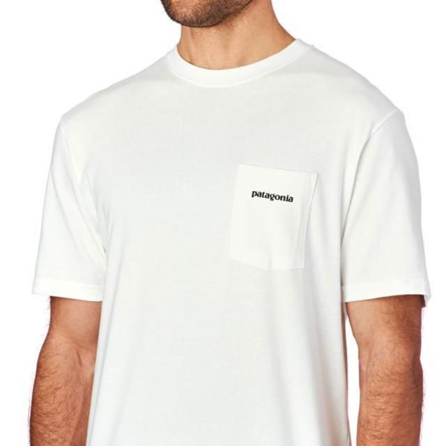 patagonia - 新品 XS パタゴニア JPサイズS P6 ロゴ ポケットTシャツ白 ...