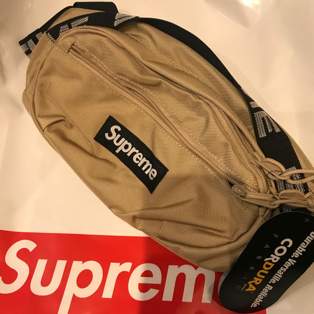 送料込 tan Supremeウエストバッグ