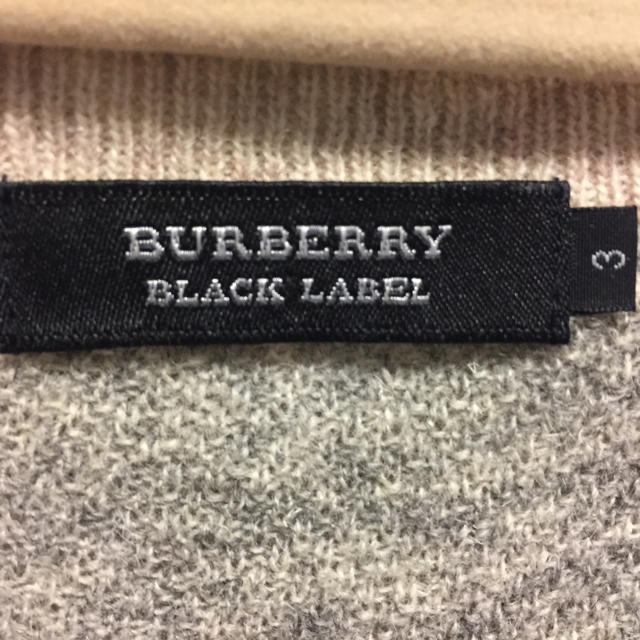 BURBERRY BLACK LABEL(バーバリーブラックレーベル)の【がく様専用】バーバリー ブラックレーベル   ニットカーディガン メンズのトップス(カーディガン)の商品写真