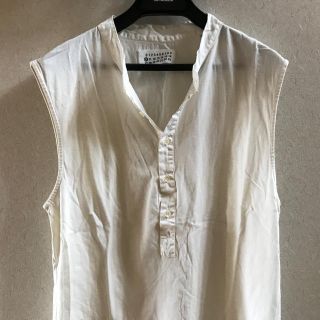 マルタンマルジェラ(Maison Martin Margiela)のメゾン マルタン マルジェラ ノースリーブシャツ(Tシャツ/カットソー(半袖/袖なし))