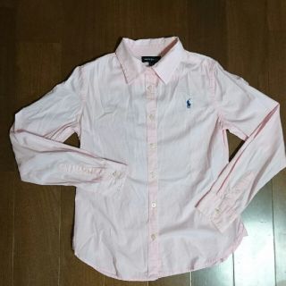 ポロラルフローレン(POLO RALPH LAUREN)のラルフローレン140size／男女兼用ピンクの定番シャツ (ブラウス)