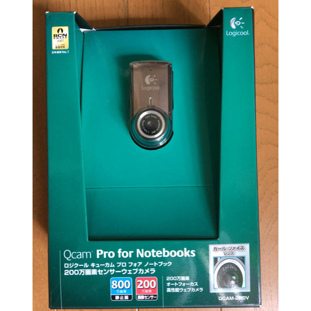 ロジクール Qcam Pro for Notebooks ウェブカメラ スマホ/家電/カメラのPC/タブレット(PC周辺機器)の商品写真