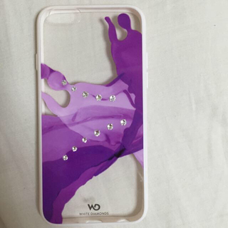 スワロフスキー(SWAROVSKI)のiPhone6カバー スワロフスキー紫(モバイルケース/カバー)