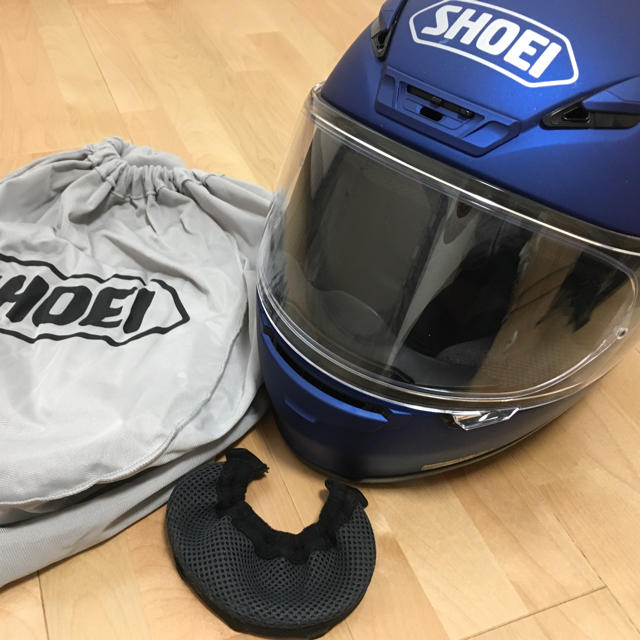 SHOEI Z-7 限定 マットブルー Sサイズ（頭囲 55cm） 自動車/バイクのバイク(ヘルメット/シールド)の商品写真