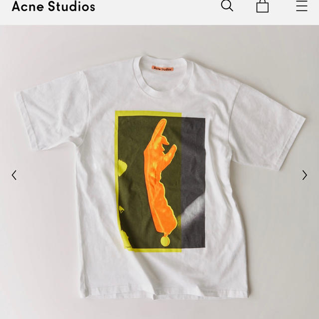 日本に - ACNE Acne T-shirt edition special Studios Tシャツ/カットソー(半袖/袖なし)