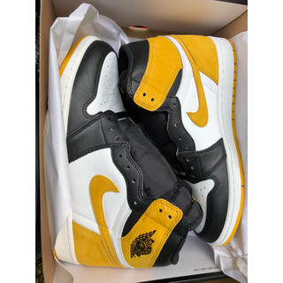 ナイキ(NIKE)のNIKE airjordan1 yellow 28.0cm(スニーカー)