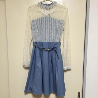 アンアナザーアンジェラス(an another angelus)のアンアナザーアンジェラス レースワンピース(ひざ丈ワンピース)