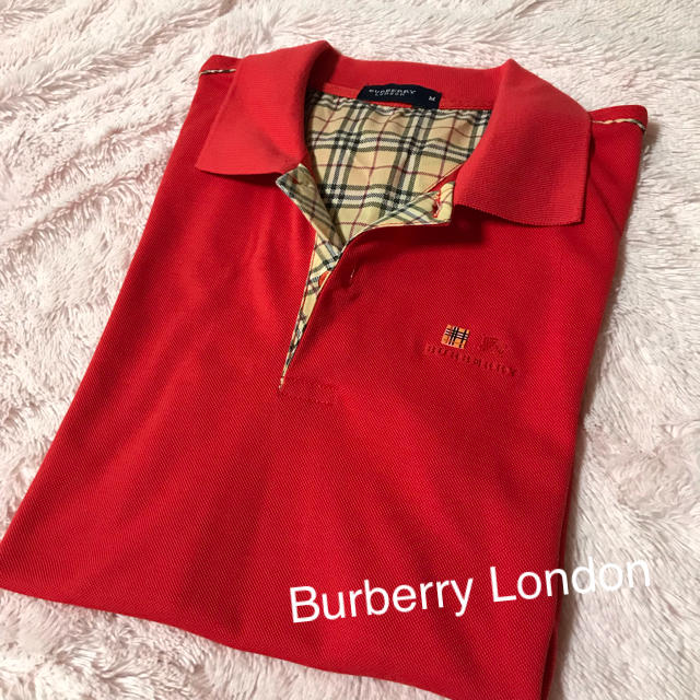 BURBERRY(バーバリー)のBurberry バーバリー ポロシャツ 美品 メンズのトップス(ポロシャツ)の商品写真