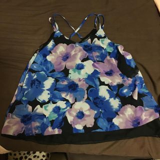 花柄シフォンキャミ(キャミソール)