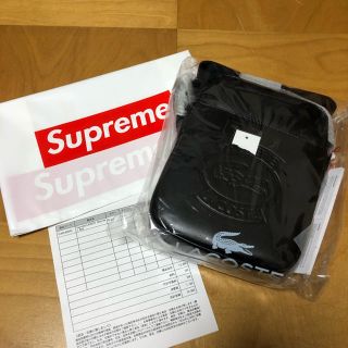 シュプリーム(Supreme)のSupreme LACOSTE Shoulder Bag BLACK(ショルダーバッグ)