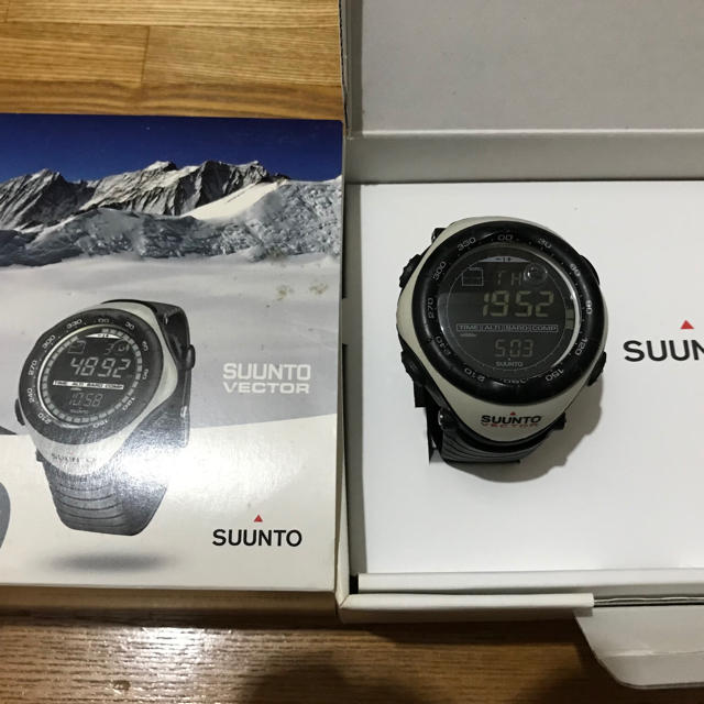 SUUNTO - スント ベクター ホワイト 箱、説明書付きの通販 by ちゃん ...