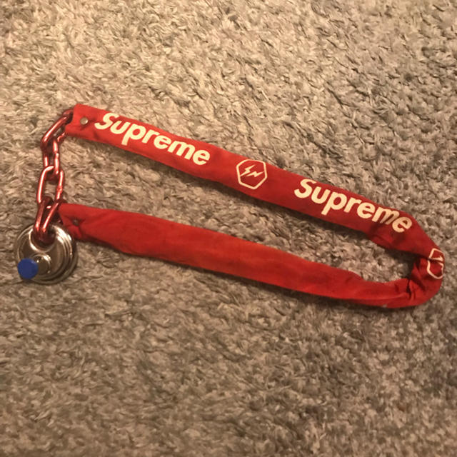 07aw supreme fragment bike chain RED