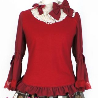 アンジェリックプリティー(Angelic Pretty)のアンジェリックプリティ・ローズプラントカットソー(カットソー(長袖/七分))