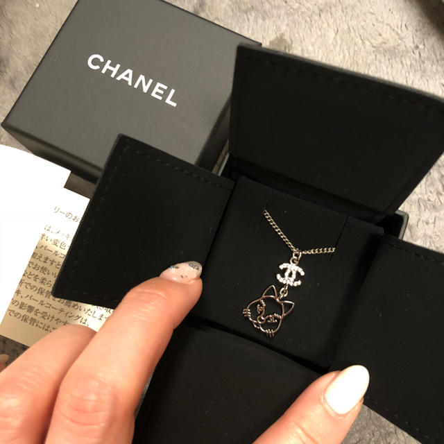 CHANEL・シャネル・キャットネックレス・猫・確実正規品・美品