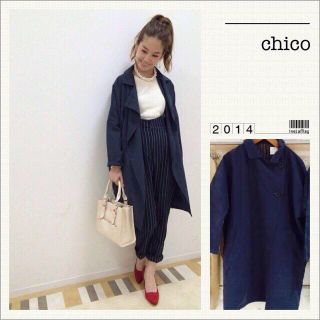 フーズフーチコ(who's who Chico)の新品chico♡ニュアンスコート(トレンチコート)