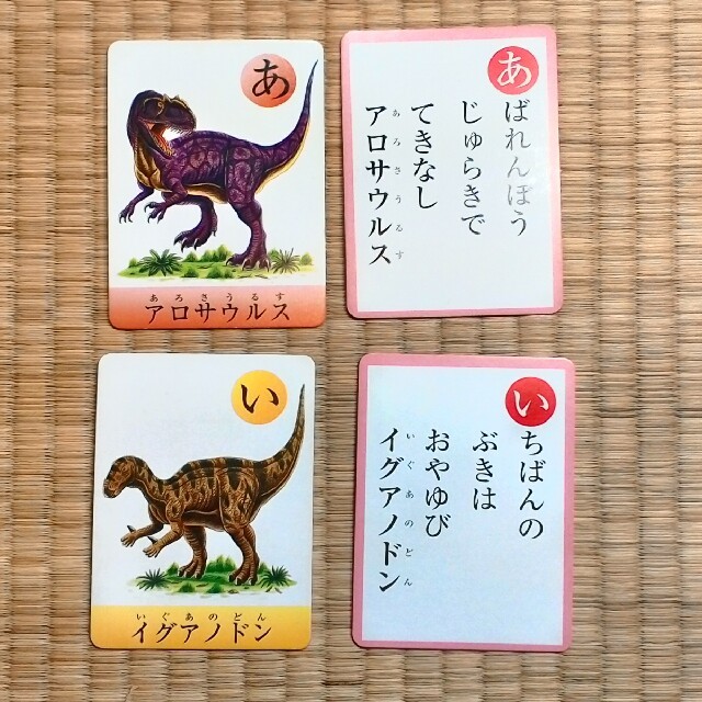 恐竜かるたの通販 by やすべえ's shop｜ラクマ