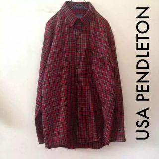 ペンドルトン(PENDLETON)のUSA製 PENDLETON オーバーサイズ チェックシャツ(シャツ)