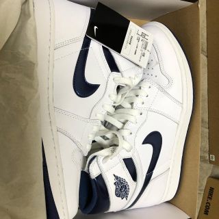 ナイキ(NIKE)の27 nike air jordan 1 midnight navy ネイビー(スニーカー)