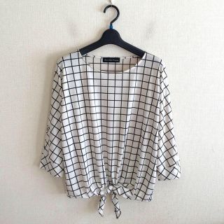 ユナイテッドアローズグリーンレーベルリラクシング(UNITED ARROWS green label relaxing)のママ1758様専用❤︎グリーンレーベル リラクシング❤︎格子柄❤︎七分袖ブラウス(シャツ/ブラウス(長袖/七分))