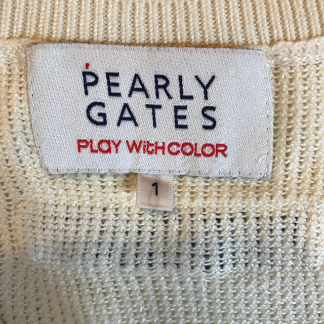 PEARLY GATES(パーリーゲイツ)のパーリーゲイツ ベスト （サイズ1） スポーツ/アウトドアのゴルフ(ウエア)の商品写真