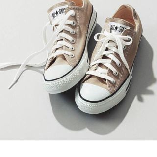 コンバース(CONVERSE)のコンバース ベージュ 23.5(スニーカー)