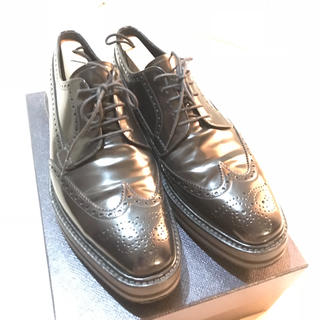 プラダ(PRADA)のPRADA エスパドリーユ 黒 靴 サイズ8.5(ドレス/ビジネス)