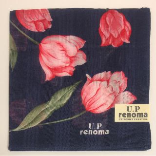 ユーピーレノマ(U.P renoma)のハンカチ renoma 花柄 美品(ハンカチ)