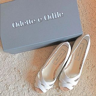 オデットエオディール(Odette e Odile)の本日まで 最終お値下げ 新品未使用 オデットエデオール パンプス 22.5(ハイヒール/パンプス)