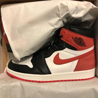 ナイキ(NIKE)の25.5CM AIR JORDAN 1 track red(スニーカー)