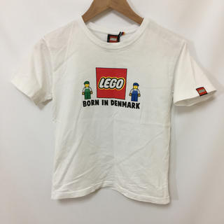 レゴ(Lego)のLEGO レゴTシャツS 白 BORN IN DENMARK 両面プリント古着(Tシャツ/カットソー(半袖/袖なし))