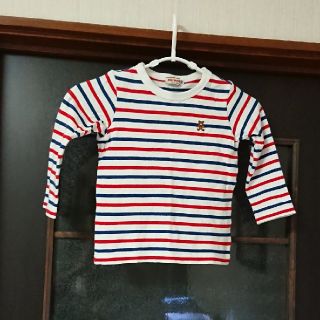 ミキハウス(mikihouse)のはっせん様専用★DOUBLE B★ボーダーのロンT★サイズ100(Tシャツ/カットソー)