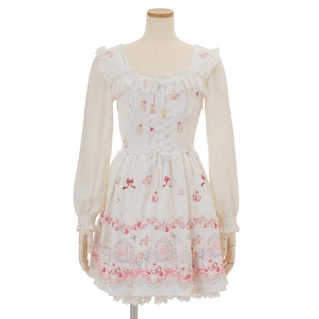 新品 リズリサ スウィーツシンデレラ柄 ワンピース | フリマアプリ ラクマ