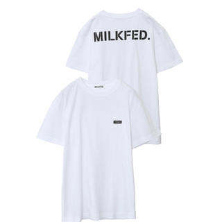 ミルクフェド(MILKFED.)のmilkfed バック ロゴ Tシャツ(Tシャツ(半袖/袖なし))