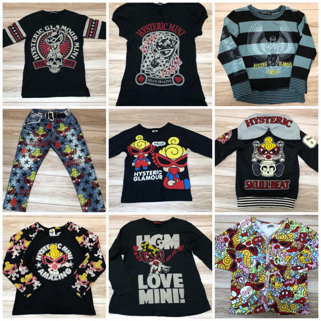 HYSTERIC MINI(ヒステリックミニ)のヒステリックミニ 110〜140 まとめ売り キッズ/ベビー/マタニティのキッズ服女の子用(90cm~)(Tシャツ/カットソー)の商品写真